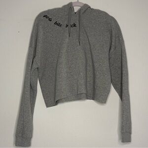 Rue21 Gray Cropped Hoodie